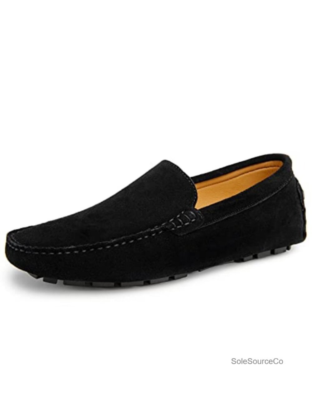 Mens Handmade Suede Leather Casual Loafers Slip-On Shoes